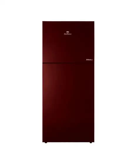 Dawlance Avante+ Glass Door Freezer-On-Top Refrigerator 15 Cu Ft (9191-WB)-Red