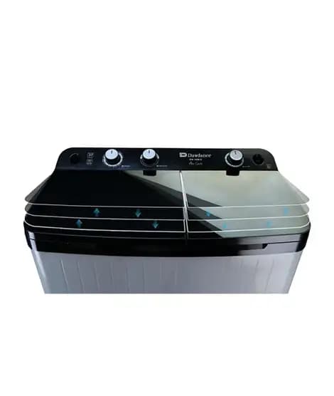Dawlance Twin Tub Top Load Semi-Automatic Washing Machine White 9kg (DW-8550-CBFL)