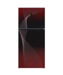 Haier Digital Inverter Freezer-On-Top Glass Door Refrigerator 18 Cu Ft (HRF-538IF)-Red