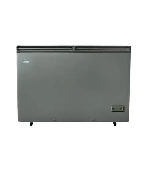 Haier Double Door Inverter Deep Freezer 13 Cu Ft Grey (HDF-385IG)