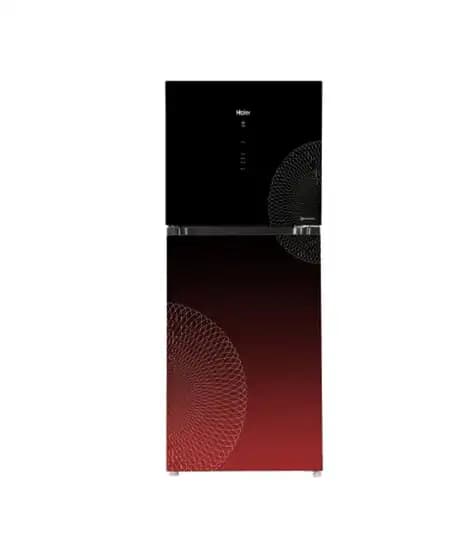 Haier Twin Digital Inverter Refrigerator 19 CFT - Red (HRF-538 IARA)