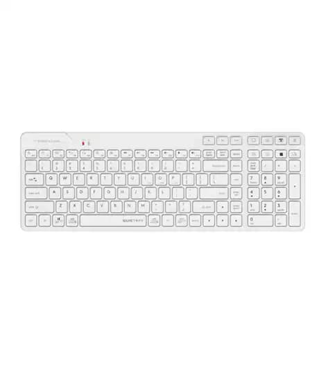 A4Tech Bloody Fstyler AS Bluetooth & Rechargeable Wireless Keyboard (FBK27C)-White