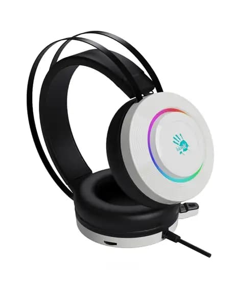 A4Tech Bloody Virtual 7.1 Surround Sound Gaming Headphone White (G521)