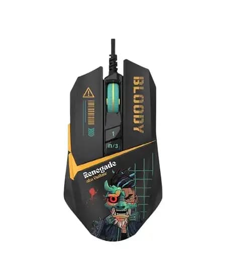 A4Tech Bloody W63 Max RGB Gaming Mouse-Midnight