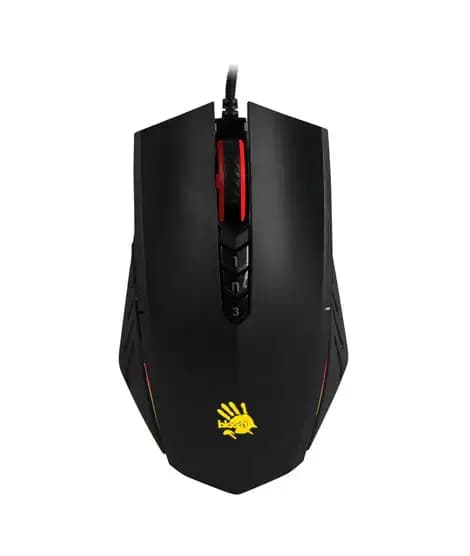 A4tech Bloody A70 Drag Click Neon Backlit Activated Gaming Mouse Black