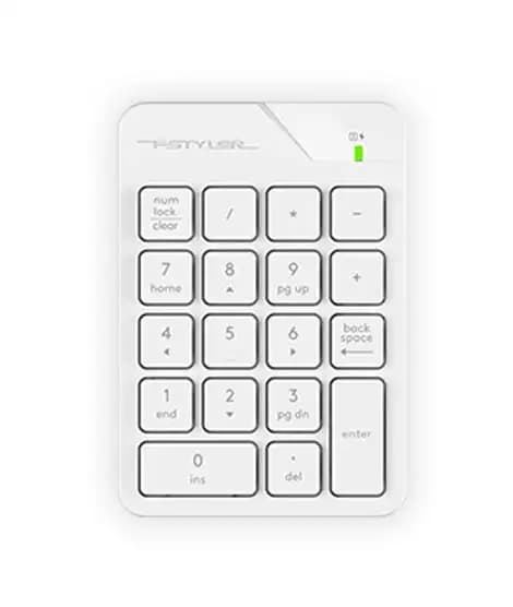 A4tech Fstyler 2.4G Wireless Numeric Keypad (FGK21C)-White