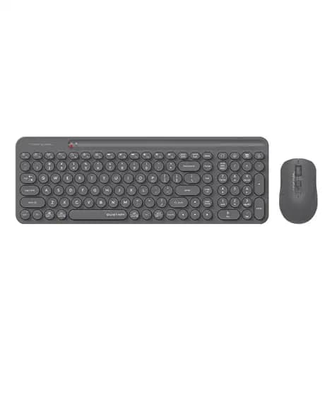 A4tech Fstyler Quiet Key 2 Zone Wireless Combo Desktop (FG3300 Air2)-Grey