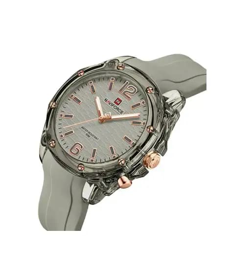 Naviforce Blush Time Watch For Women Grey - (NF-6103-4)