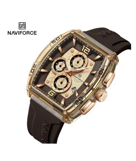 Naviforce ChronoCore Watch For Men Brown - (NF-6101-7)