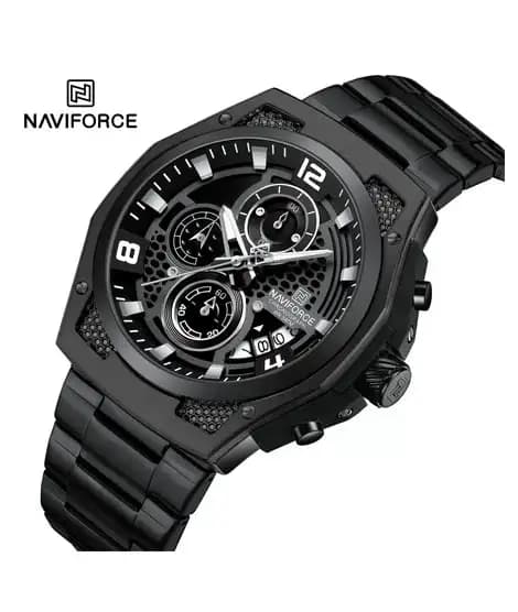 Naviforce ChronoXtreme Watch For Men's Black - (NF-8051-8)