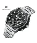 Naviforce ChronoXtreme Watch For Men's Silver - (NF-8051-13)