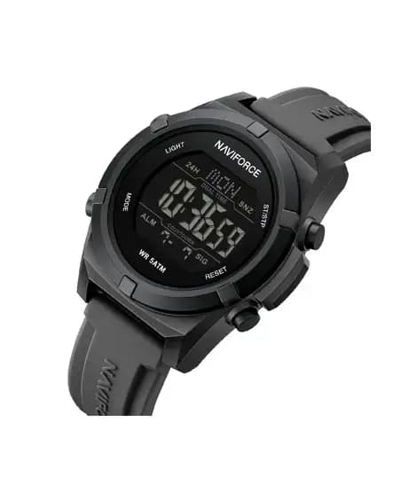 Naviforce Digital Strike Watch For Men Black - (NF-7127-4)
