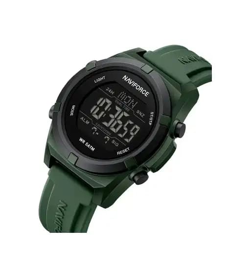 Naviforce Digital Strike Watch For Men Green - (NF-7127-5)