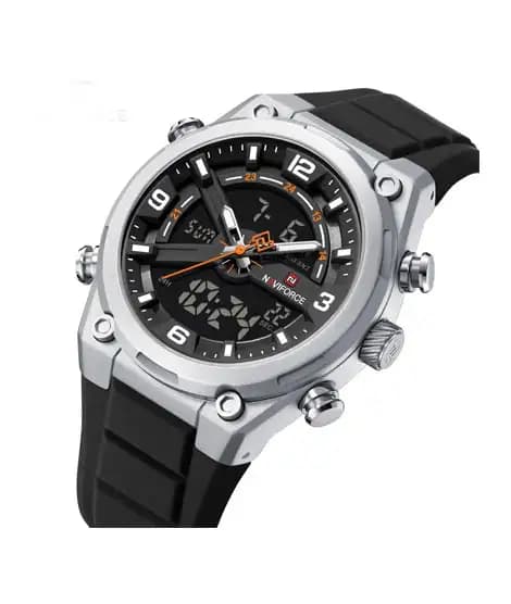 Naviforce Dual Master Watch For Men Black - (NF-9265-5)