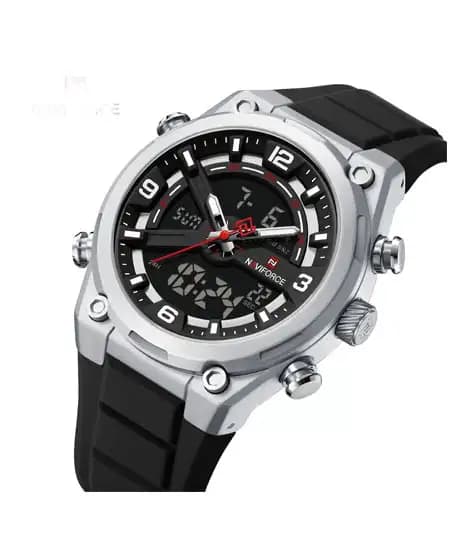 Naviforce Dual Master Watch For Men Black - (NF-9265-7)