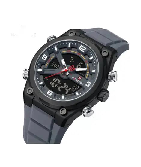 Naviforce Dual Master Watch For Men Grey - (NF-9265-1)