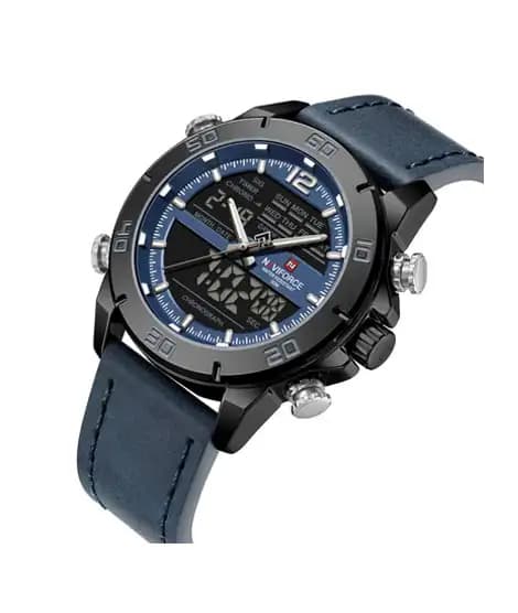 Naviforce DualTrack Edition Watch For Men Black - (NF-9253L-2)
