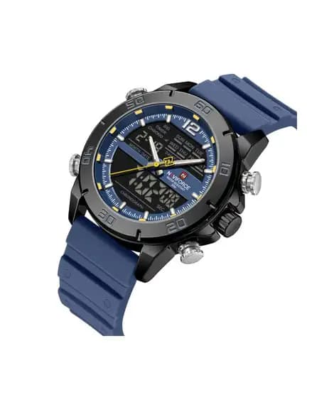 Naviforce DualTrack Edition Watch For Men Black - (NF-9253t-2)