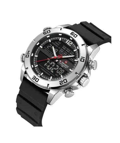 Naviforce DualTrack Edition Watch For Men Black - (NF-9253t-8)