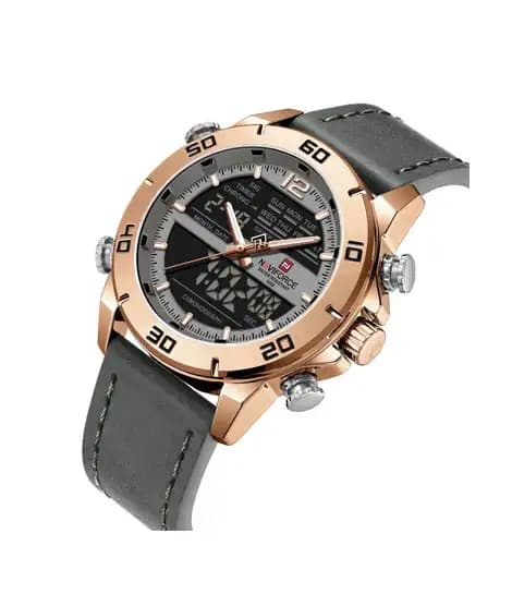Naviforce DualTrack Edition Watch For Men Grey - (NF-9253L-7)