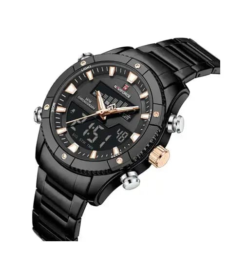Naviforce DualX Edition Watch For Men Black - (NF-9259-1)