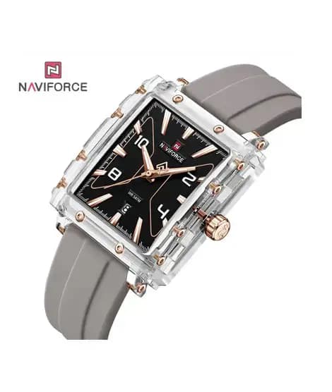 Naviforce Elite Frame Watch For Men Beige - (NF-6112-6)