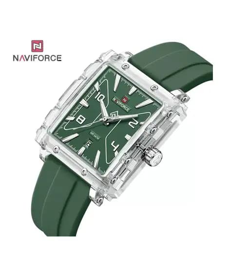 Naviforce Elite Frame Watch For Men Green - (NF-6112-7)