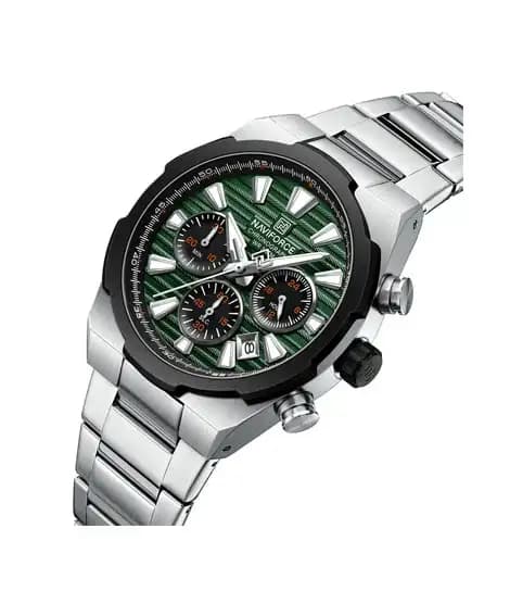Naviforce Executive Chrono Watch For Men Silver - (NF-8081-6)