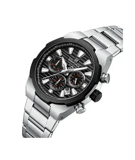 Naviforce Executive Chrono Watch For Men Silver - (NF-8081-7)