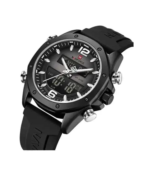Naviforce Global Master Watch For Men Black - (NF-9264-2)