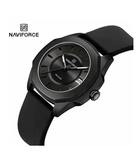 Naviforce Grace Date Watch For Men's Black - (NF-7107-1)