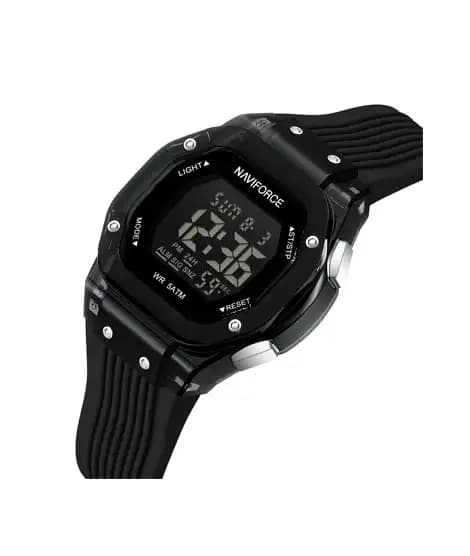 Naviforce Lady Tech Edition Watch For Women Black - (NF-6114-1)
