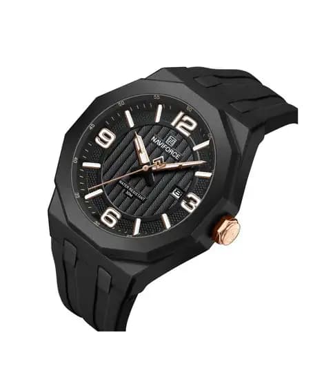 Naviforce LumiDate Edition Watch For Men Black - (NF-8079-3)