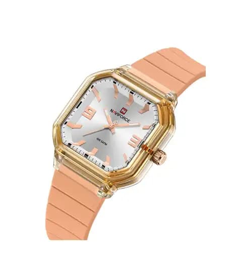 Naviforce Modern Muse Watch For Women Orange - (NF-6108-6)