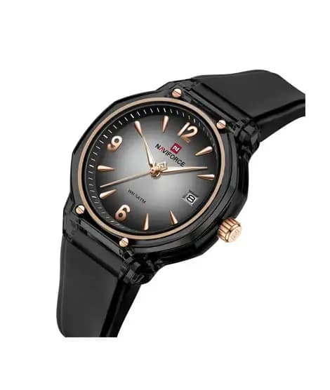 Naviforce Nova Elegance Watch For Men Black - (NF-6110-1)