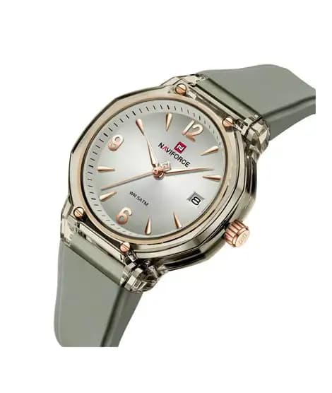 Naviforce Nova Elegance Watch For Men Cream Grey - (NF-6110-2)