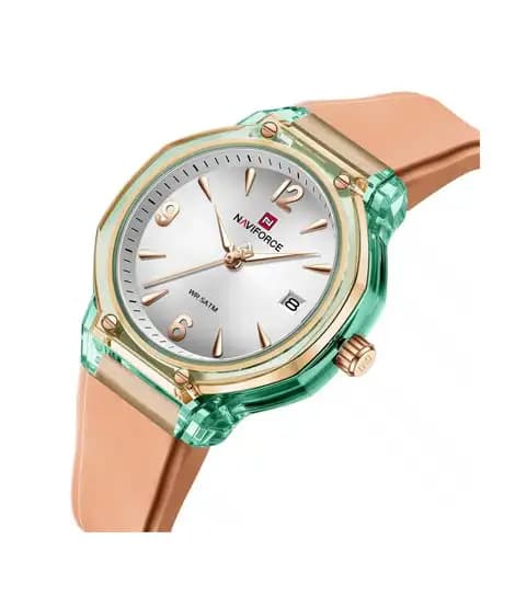 Naviforce Nova Elegance Watch For Men Orange - (NF-6110-3)