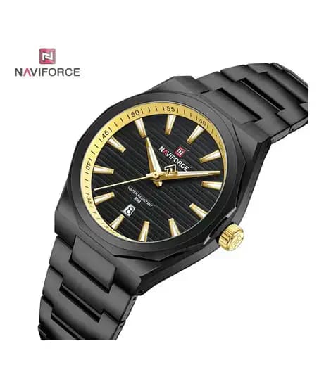 Naviforce Power Date Watch For Men Black - (NF-9274-1)