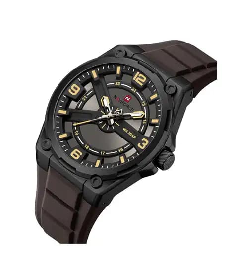 Naviforce Quantum Series Watch For Men Brown - (NF-9260-4)