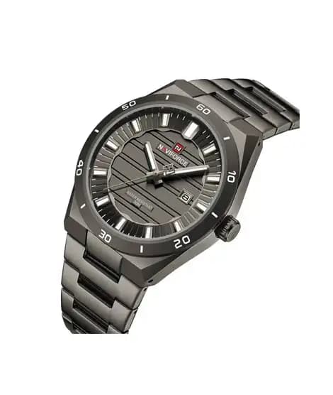Naviforce Royal Date Watch For Men Black - (NF-9268-1)