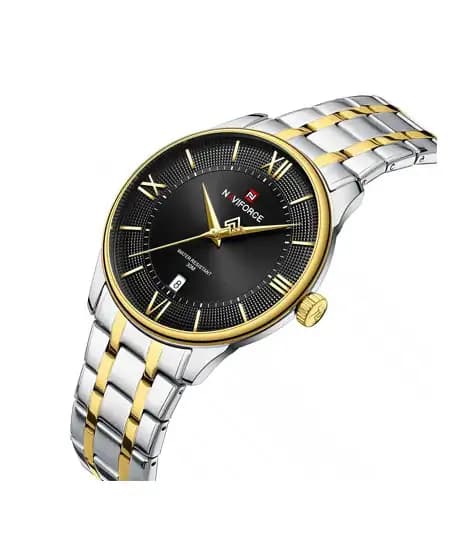 Naviforce Signature Formal Edition Watch For Men Two Tone - (NF-9272s-6)
