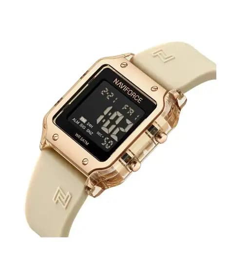 Naviforce SmartAura Watch For Women Beige- (NF-6105-7)