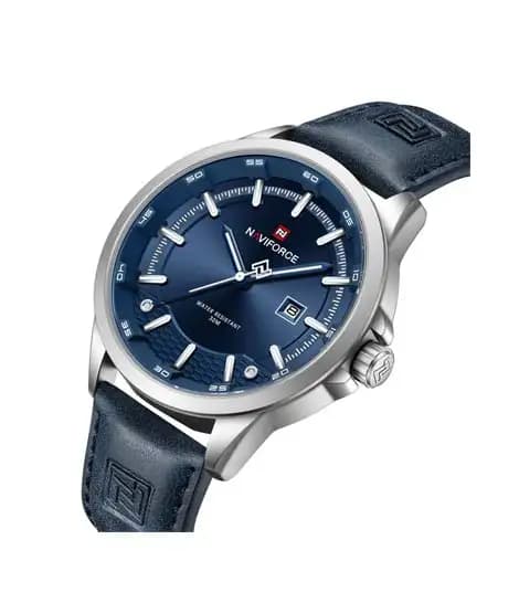 Naviforce Sophisti Date Watch For Men Blue - (NF-9248-13)