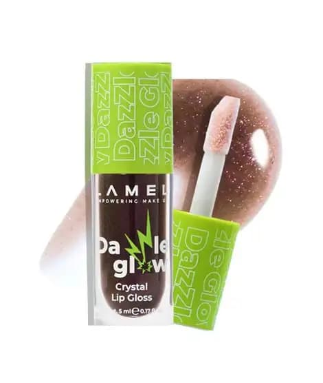 Lamel Crystal Lip Gloss Dazzle Glow - 408 Cherry Cola