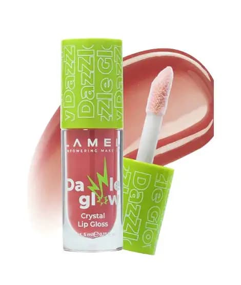 Lamel Dazzle Glow Crystal Lip Gloss - Fancy 403