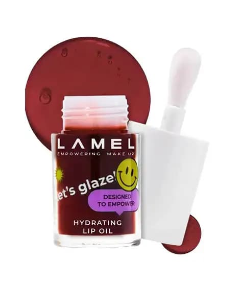 Lamel Moisturizing LET'S Glaze Lip Oil - Chocolate Cookies 404