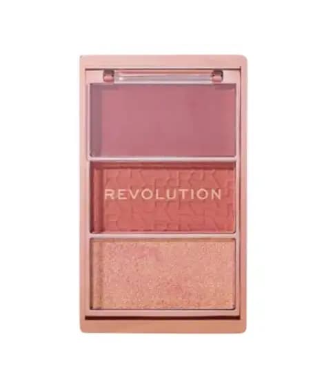 Revolution Blush Icon Eye Shadow Palette - Aura Points Rose