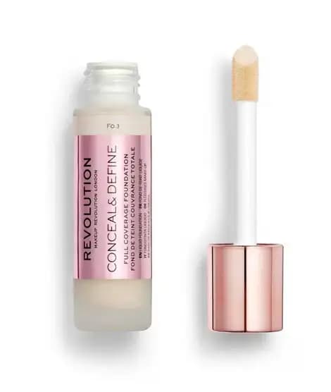 Revolution Conceal & Define Foundation - F0.3