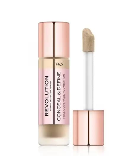 Revolution Conceal & Define Foundation 23ml - F6.5