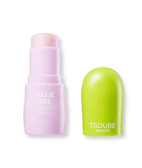 Trouble Maker Jellie Joe Stick Face Highlighter - Flip Trip Holo Pink